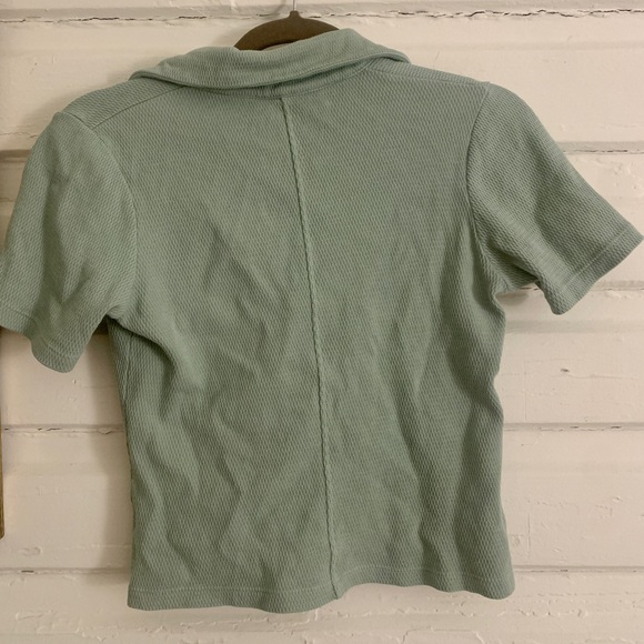 Big Bud Press Sage Green Fisherman Polo - Picture 2 of 4